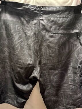 Metal Mulisha Black Graphic D-lush Board Shorts
